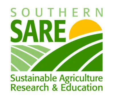 Southern Sustainable Agriculture Research & Education logo in green and yellow